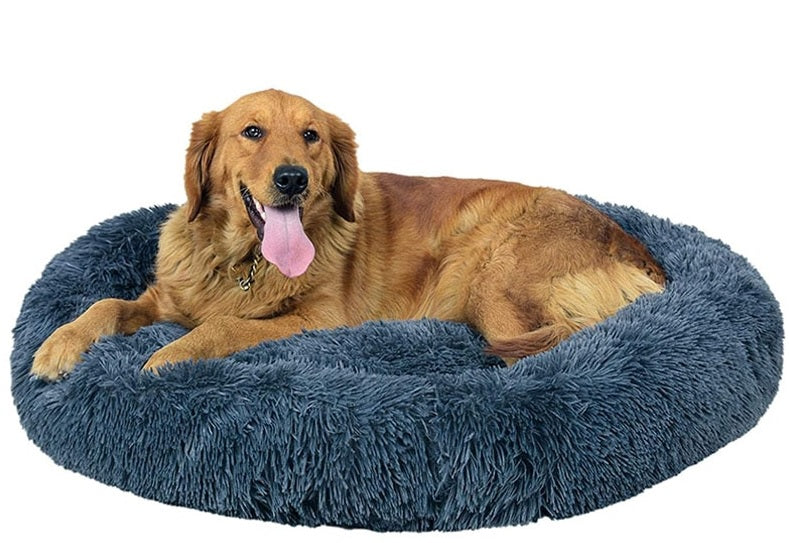 Pet Bed Fluffy Donut Round Sofa for Small, Medium, Large Dogs and Cats