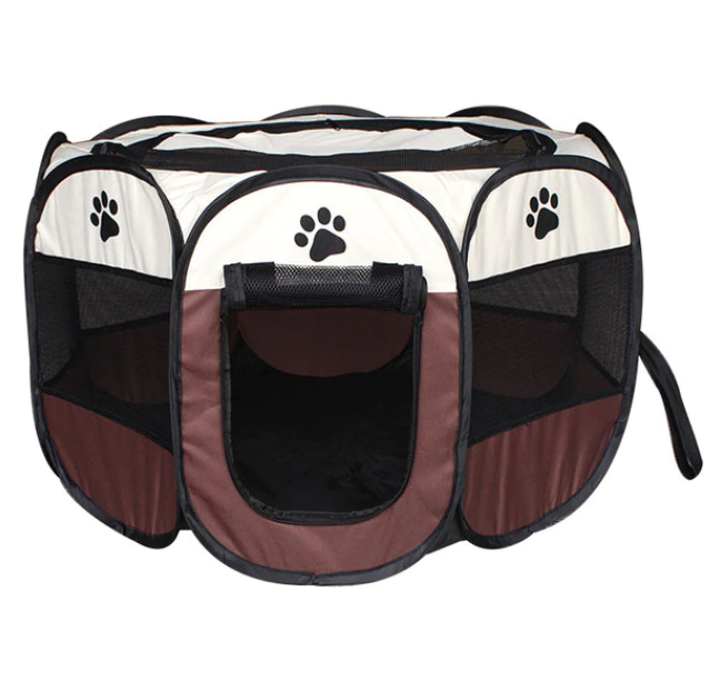 Pet Cage Tent Foldable Pet House Cage Playpen Fence