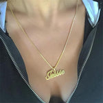 Personalized Name Handmade Custom Jewelry Pendant Necklace for Men and Women