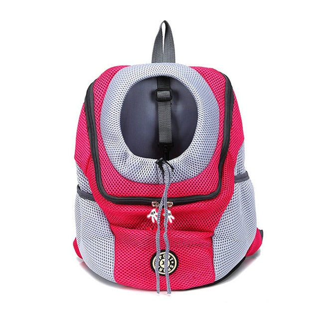 Pet Carrier Backpack Breathable Mesh Shoulder/Chest Bag