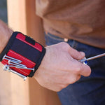 Magnetic Wristband with Strong Magnets for Holding Screws, Nails, Drilling Bits