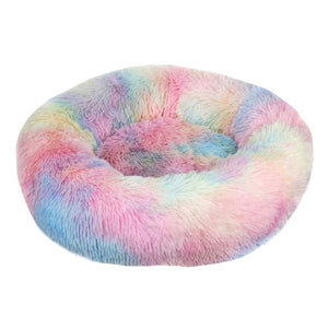 Pet Bed Fluffy Donut Round Sofa for Small, Medium, Large Dogs and Cats