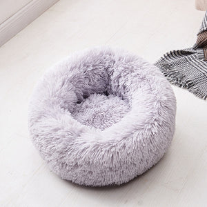 Pet Bed Fluffy Donut Round Sofa for Small, Medium, Large Dogs and Cats