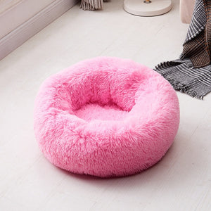 Pet Bed Fluffy Donut Round Sofa for Small, Medium, Large Dogs and Cats