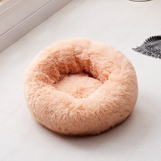 Pet Bed Fluffy Donut Round Sofa for Small, Medium, Large Dogs and Cats