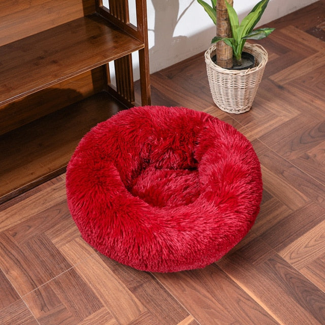 Pet Bed Fluffy Donut Round Sofa for Small, Medium, Large Dogs and Cats