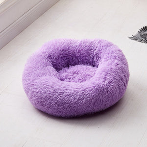 Pet Bed Fluffy Donut Round Sofa for Small, Medium, Large Dogs and Cats