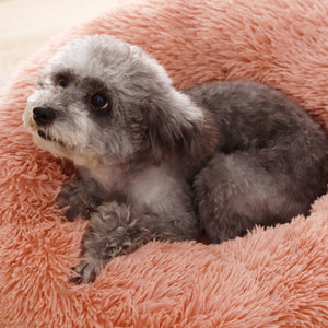 Pet Bed Fluffy Donut Round Sofa for Small, Medium, Large Dogs and Cats