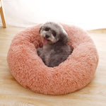 Pet Bed Fluffy Donut Round Sofa for Small, Medium, Large Dogs and Cats