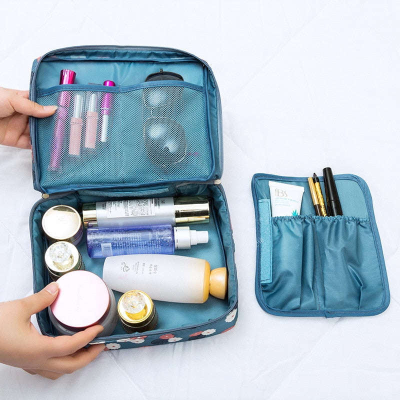 Travel Makeup Bag Organizer Waterproof Portable Toiletry Storage