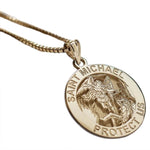 Saint Michael, the Archangel - Protects Us Pendant Necklace