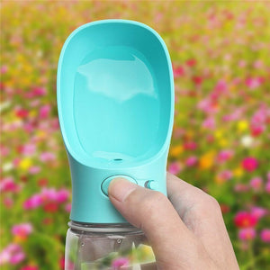 Portable Pet Water Bottle Dispenser Feeder