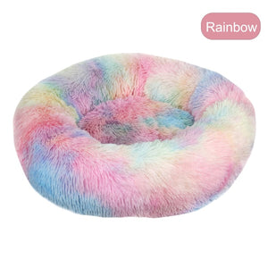 Pet Bed Fluffy Donut Round Sofa for Small, Medium, Large Dogs and Cats