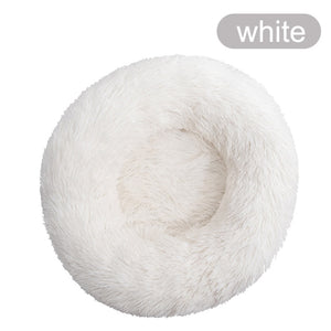 Pet Bed Fluffy Donut Round Sofa for Small, Medium, Large Dogs and Cats