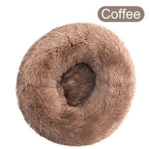 Pet Bed Fluffy Donut Round Sofa for Small, Medium, Large Dogs and Cats