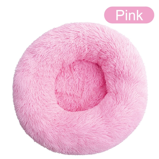 Pet Bed Fluffy Donut Round Sofa for Small, Medium, Large Dogs and Cats