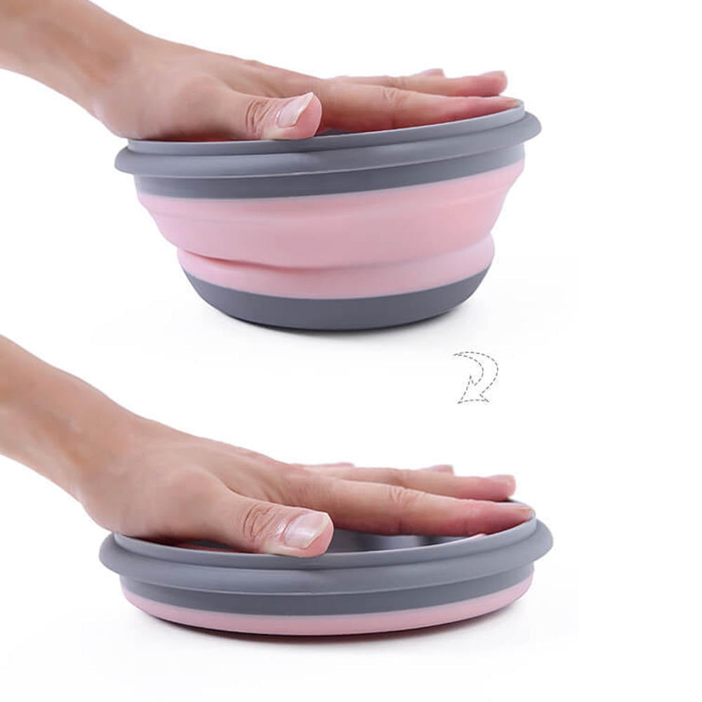 Set of 3 pcs Foldable Silicone Food Container Bowls