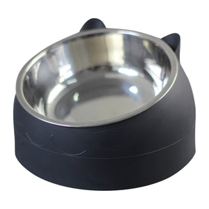 Pet Cat Feeder Bowl