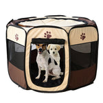 Pet Cage Tent Foldable Pet House Cage Playpen Fence