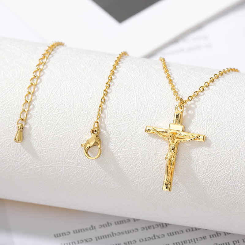 Jewelry Prayer Pendant Cross Necklace