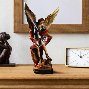 Angel and Demon Battle Home Resin Statue Decor