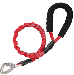 Dog Leash Reflective Rope with Padded Handle and Anti-Pull Mechanism