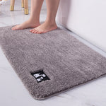 Soft Bath Mat Hand Washable Water-absorbent Bathroom Floor Mat