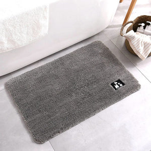 Soft Bath Mat Hand Washable Water-absorbent Bathroom Floor Mat