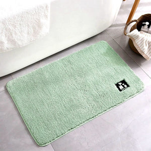 Soft Bath Mat Hand Washable Water-absorbent Bathroom Floor Mat