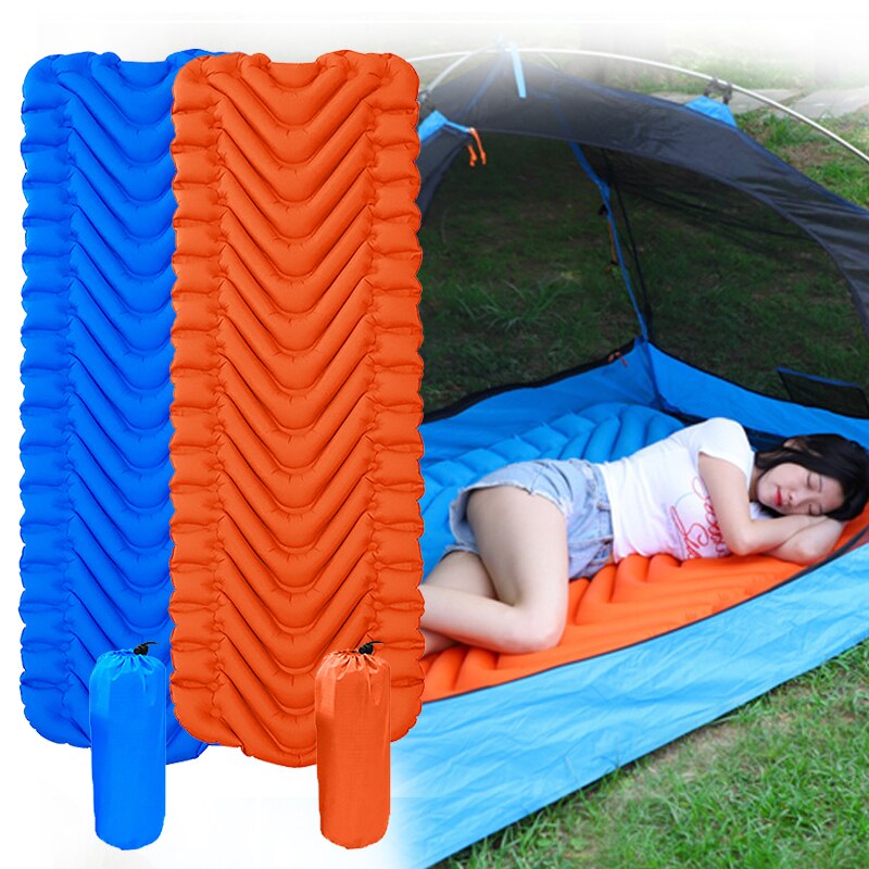 Inflatable Outdoor Camping Sleeping Pad Ultralight Waterproof