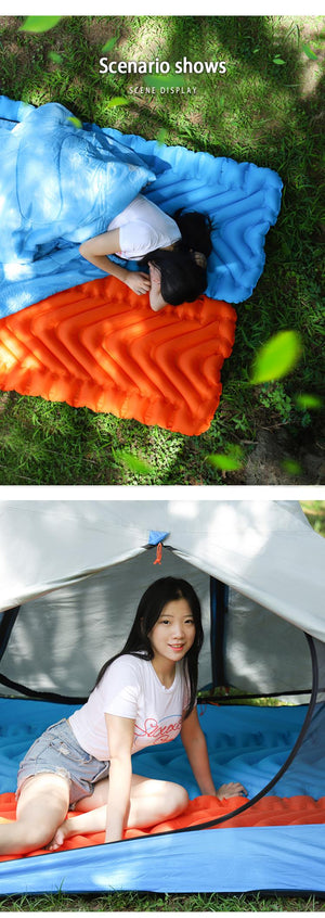 Inflatable Outdoor Camping Sleeping Pad Ultralight Waterproof