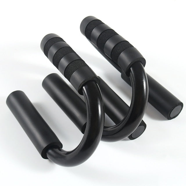 2 pcs S-Shape Push Up Stand Bars  with Slip Resistant Handles