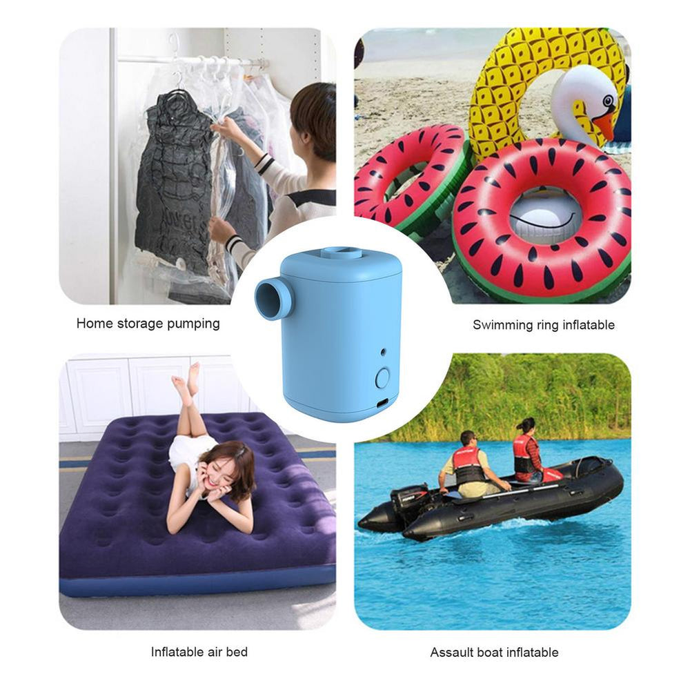 Portable Mini Electric Air Pump with Rechargeable Battery