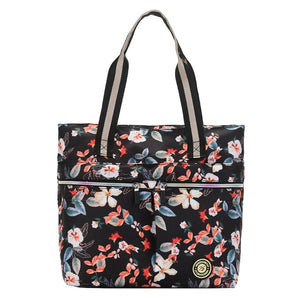 Casual Women's Forest and Floral Design Tote Shoulder Bag