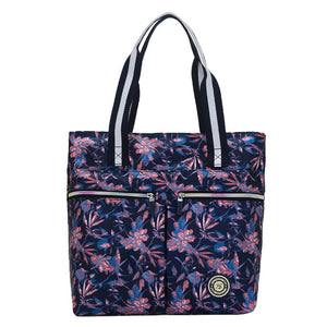 Casual Women's Forest and Floral Design Tote Shoulder Bag