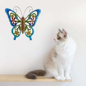 Butterfly Sculpture Metal Wall Art Decor