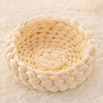 Hand-Woven Pet Bed for Dog Cat