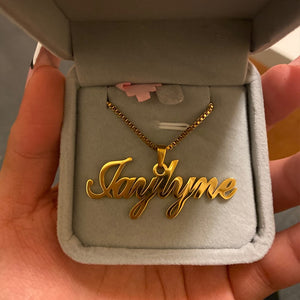 Personalized Name Handmade Custom Jewelry Pendant Necklace for Men and Women