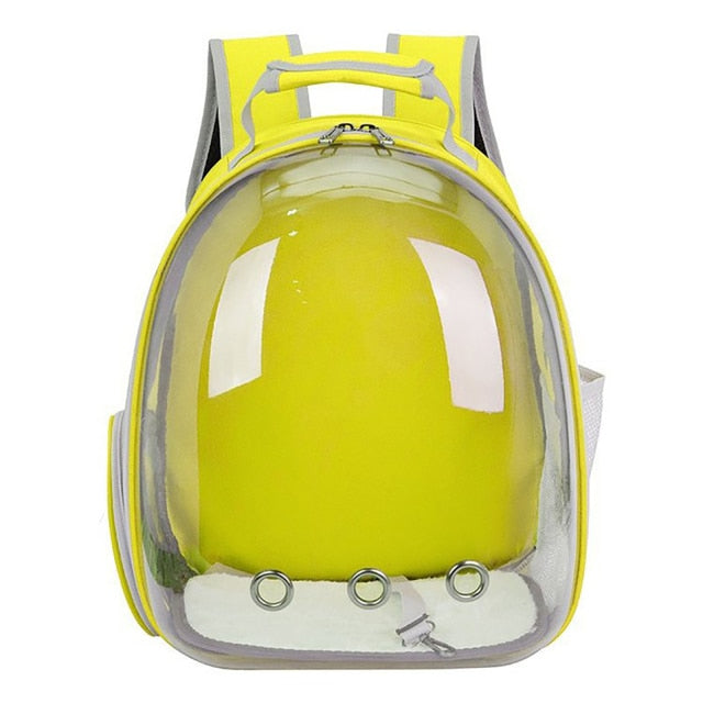 Pet Travel Carrier, Transparent Ventilated Backpack