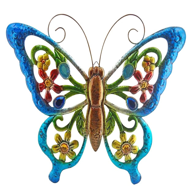 Butterfly Sculpture Metal Wall Art Decor