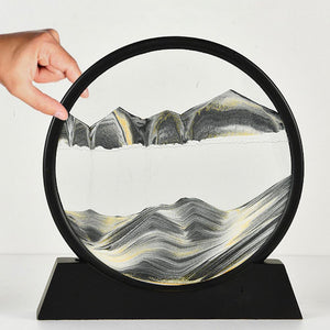 Moving 3D Sand Art Picture Frame Glass Decor