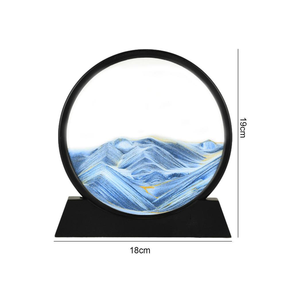 Moving 3D Sand Art Picture Frame Glass Decor