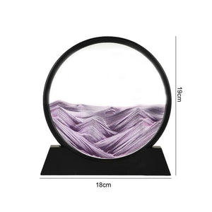 Moving 3D Sand Art Picture Frame Glass Decor