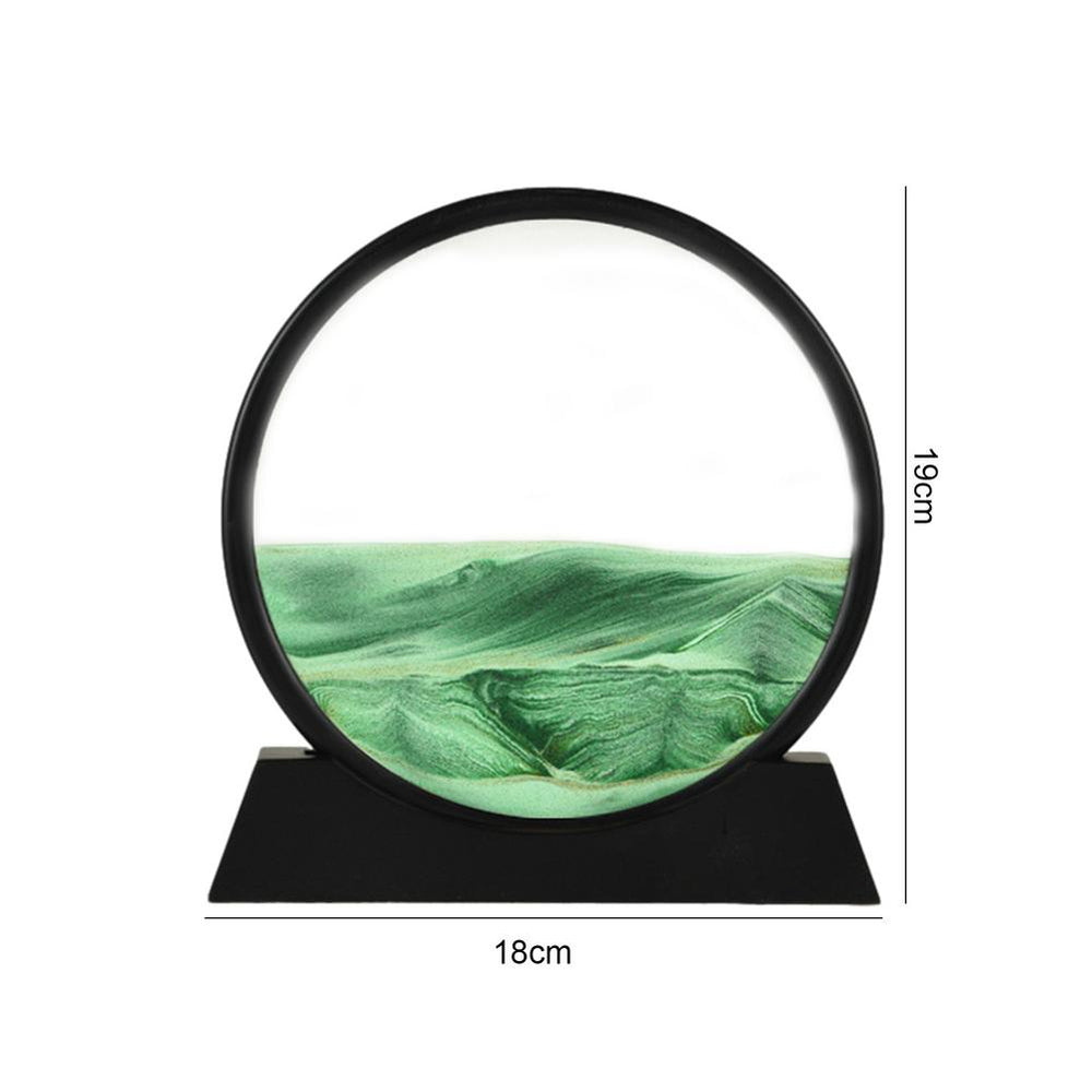 Moving 3D Sand Art Picture Frame Glass Decor