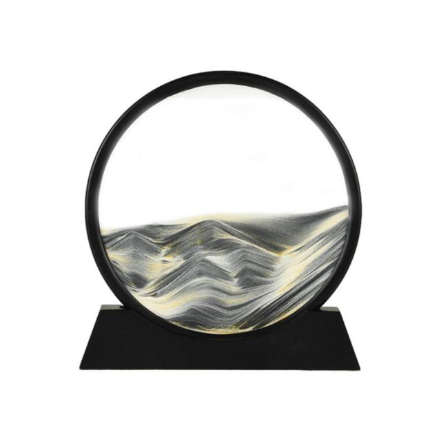 Moving 3D Sand Art Picture Frame Glass Decor