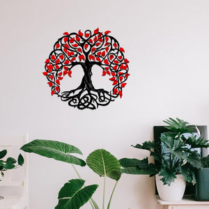 Family Tree of Life Metal Wall Art Decor