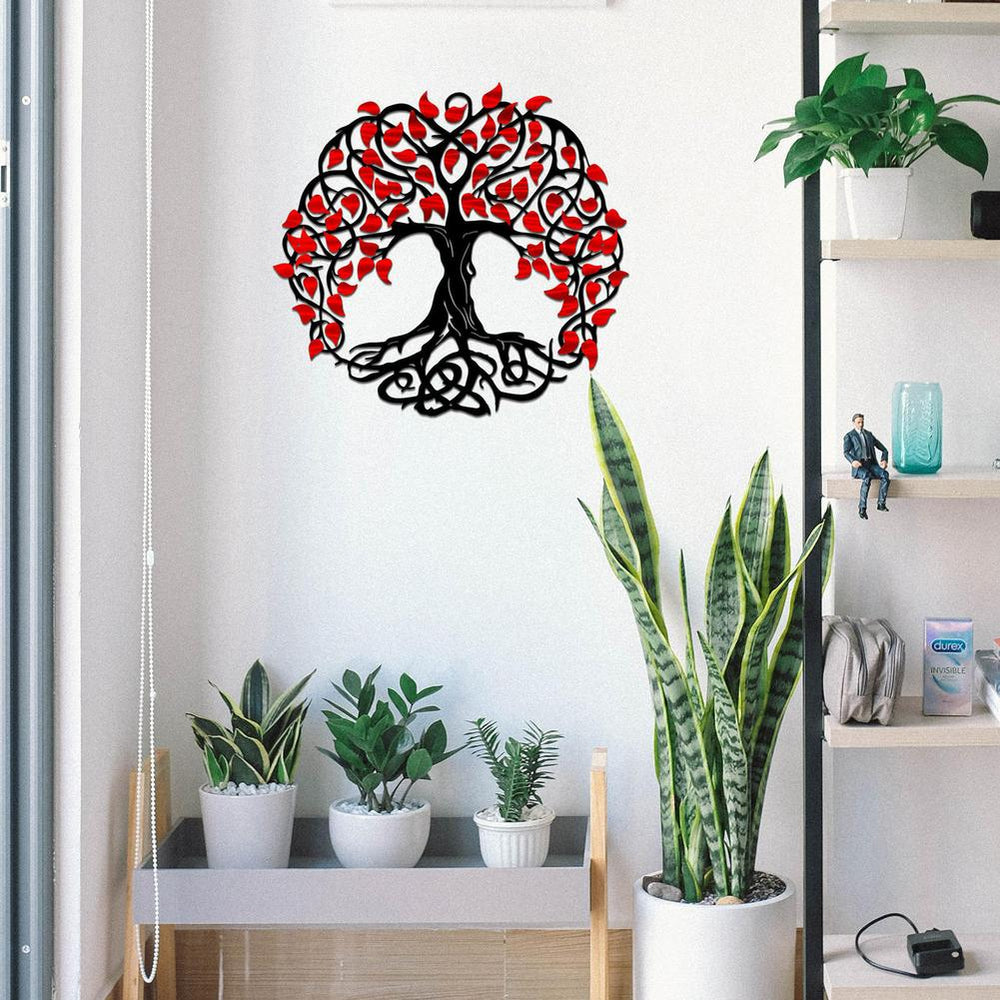 Family Tree of Life Metal Wall Art Decor