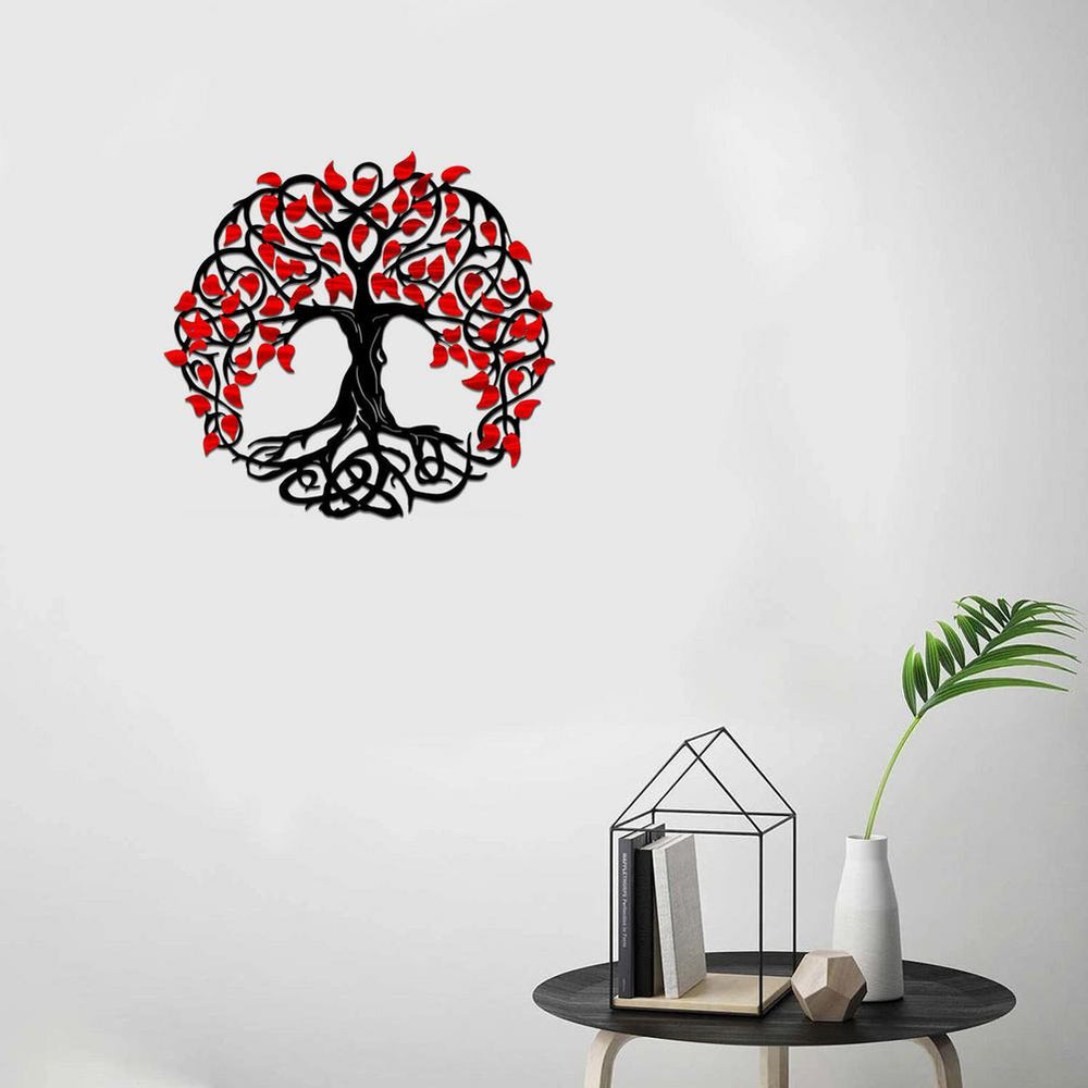 Family Tree of Life Metal Wall Art Decor